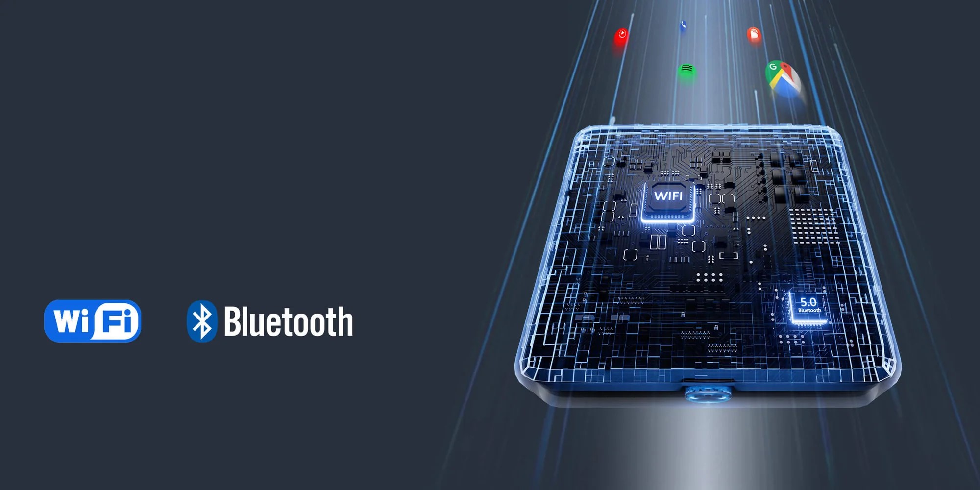 Wi-Fi, Bluetooth Ottocast A2Air Pro