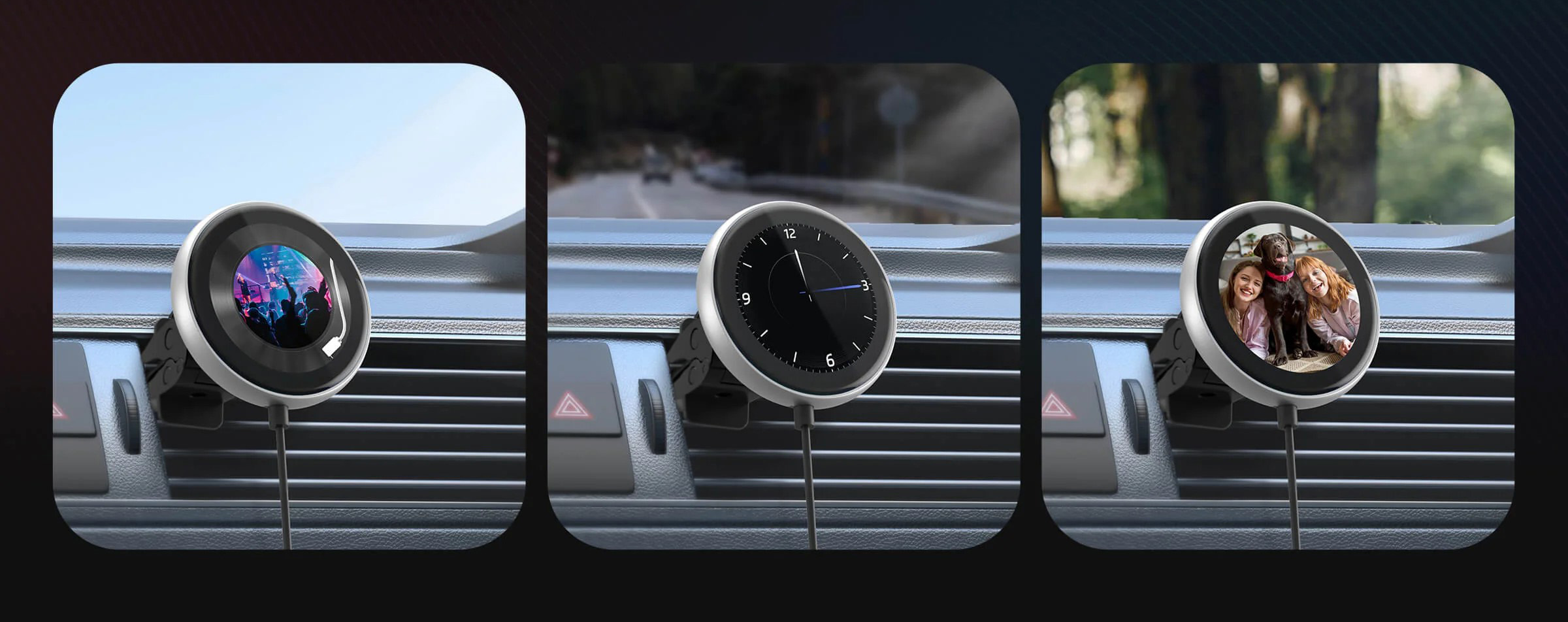 Мультифункциональный дополнительный экран системы CarPlayClip