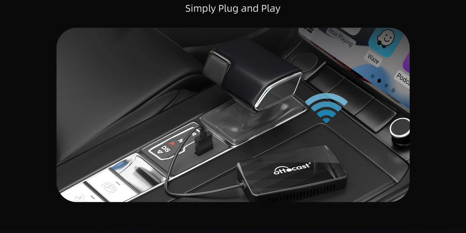 Быстрое Plag and Play подключение от Ottocast MX