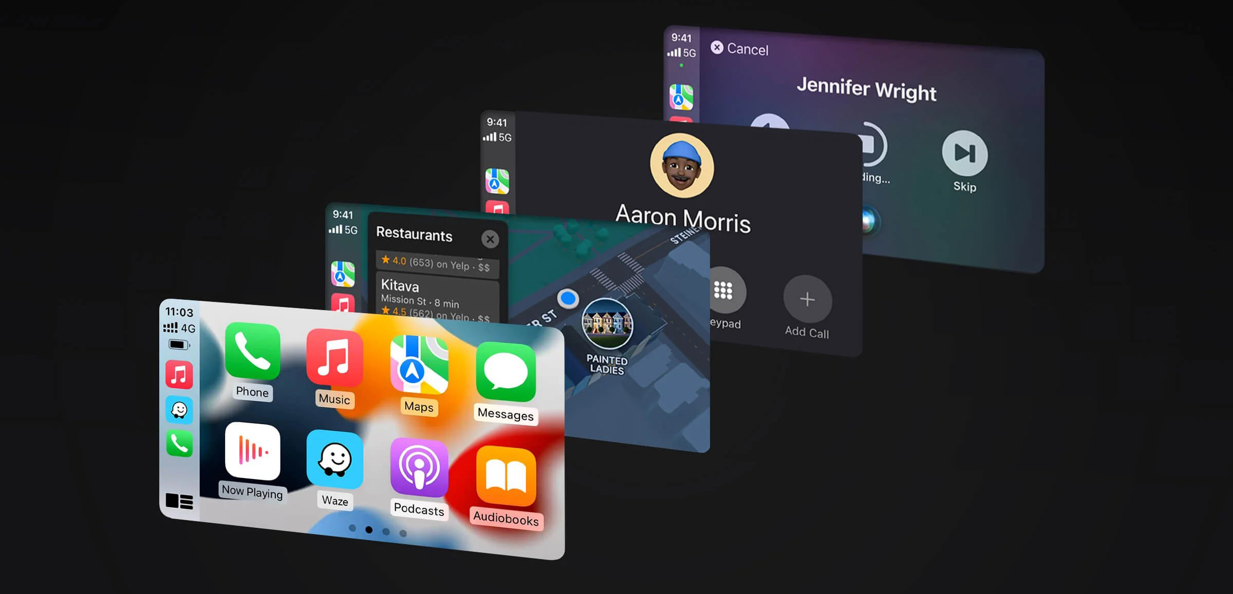 Все приложения Carplay c вашего телефона